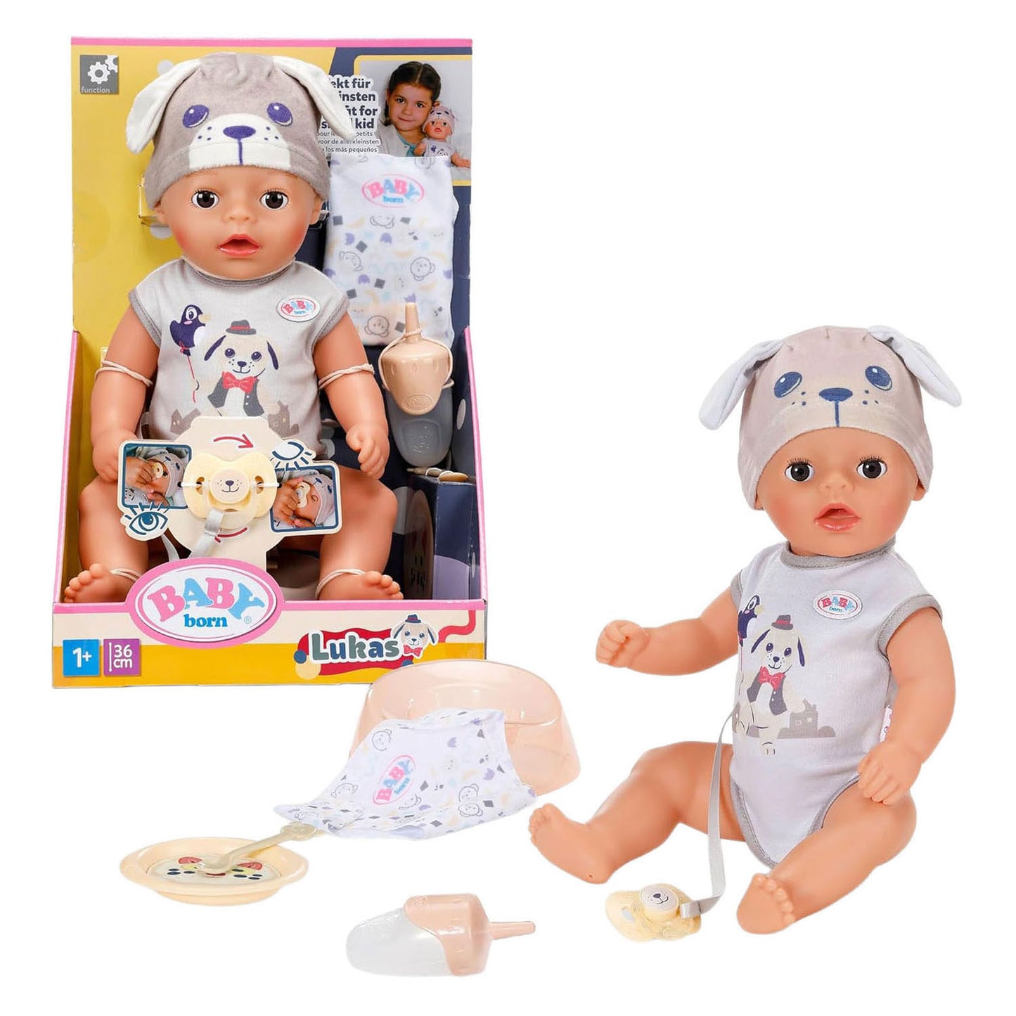 Cane Lukas Baby Born Soft Touch - 36 cm
