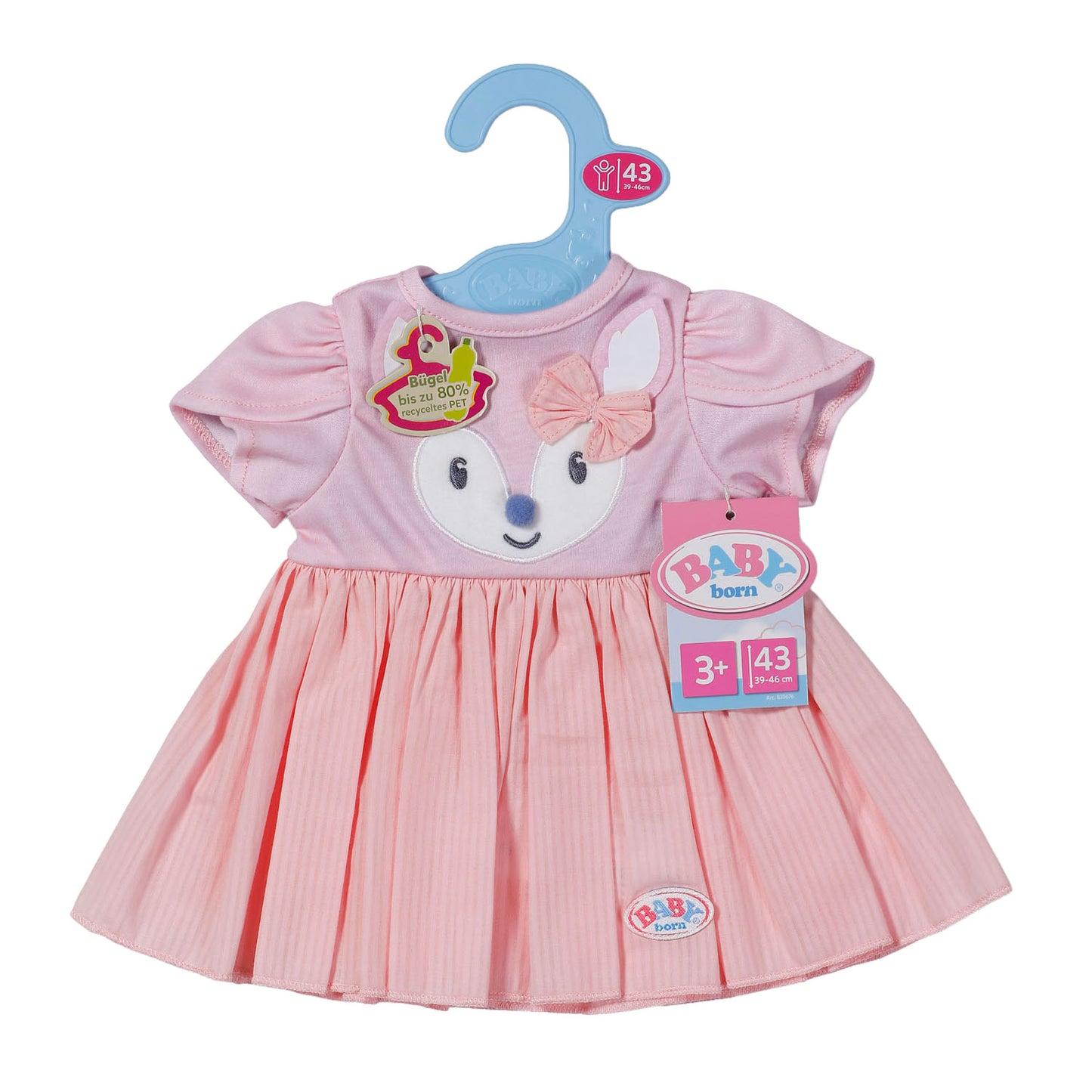 Vestido bebe born venado - 43cm