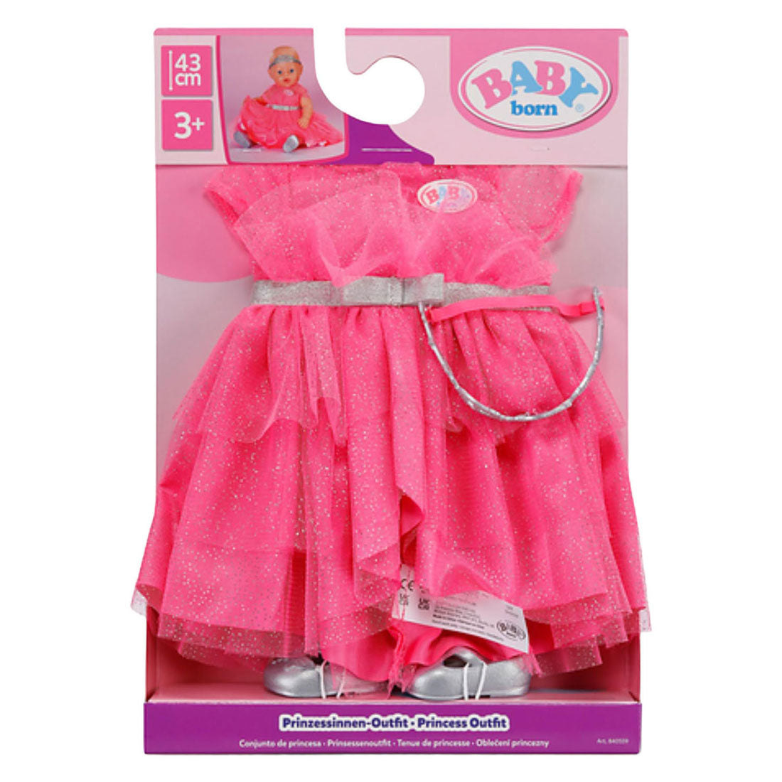 Conjunto princesa baby born - 43cm