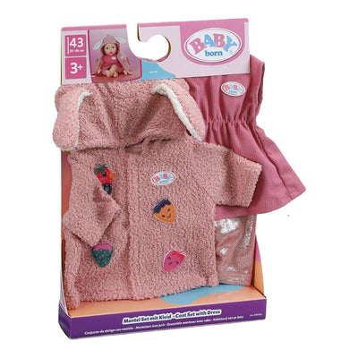 Set cappotto e vestito per neonati - 43 cm