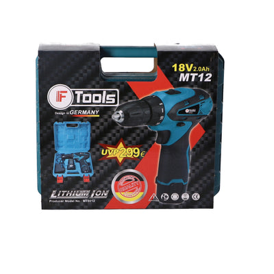 Tool F-Tools F Tool de taladro de batería establecida en caso de