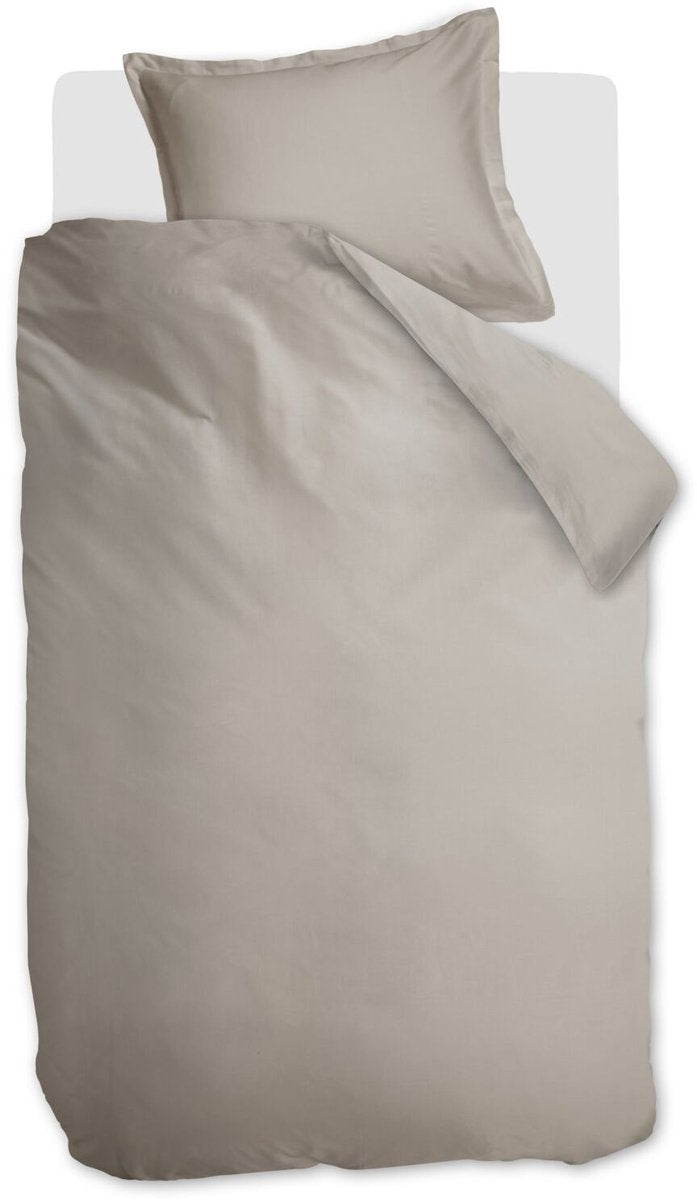 Copripiumino Ambiante satin uni - singolo - 140 x 200 220 cm - sabbia