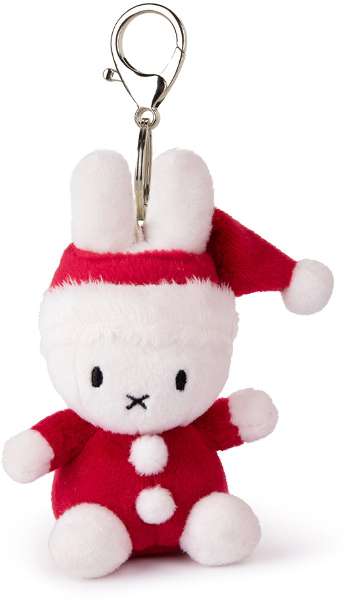 Giochi bon ton Miffy - Portachiavi Babbo Natale - 10 cm - 4''