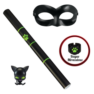 Conjunto de disfraz milagroso de Bandai cat noir