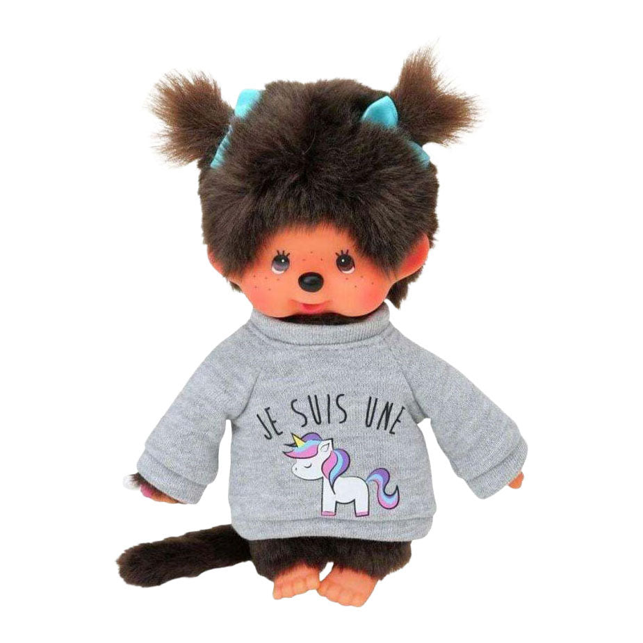 Bandai monchhichi - peluche unicornio