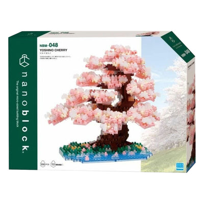 Bandai - nanoblocco - fiore di ciliegio deluxe - figura in mattoni - set da costruzione per albero di ciliegio in pietra 990 - kit per costruzione di figure pixel - mini albero da costruzione in mattoni - nbc048