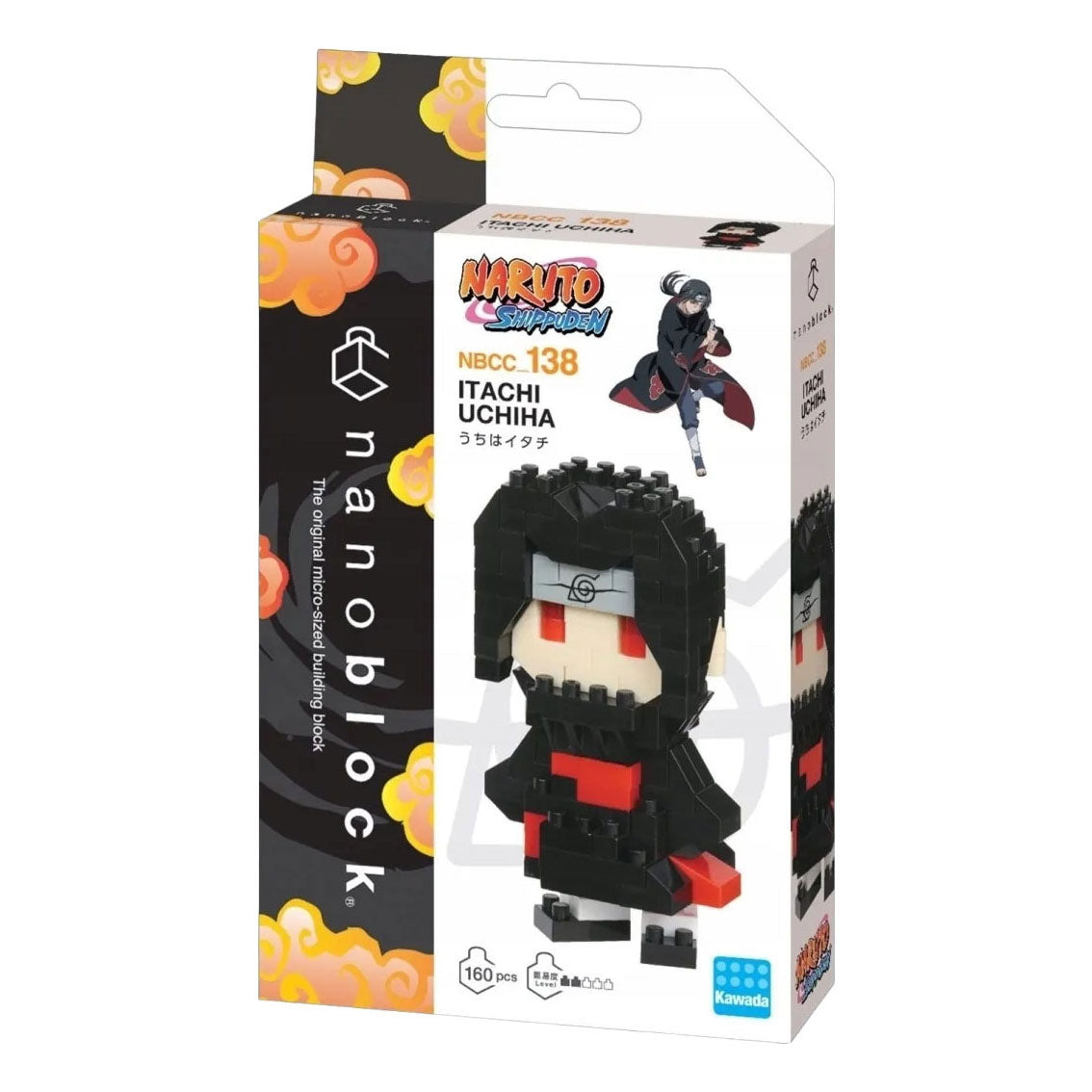 Set da costruzione Nanoblock Naruto Itachi - 160 pezzi.