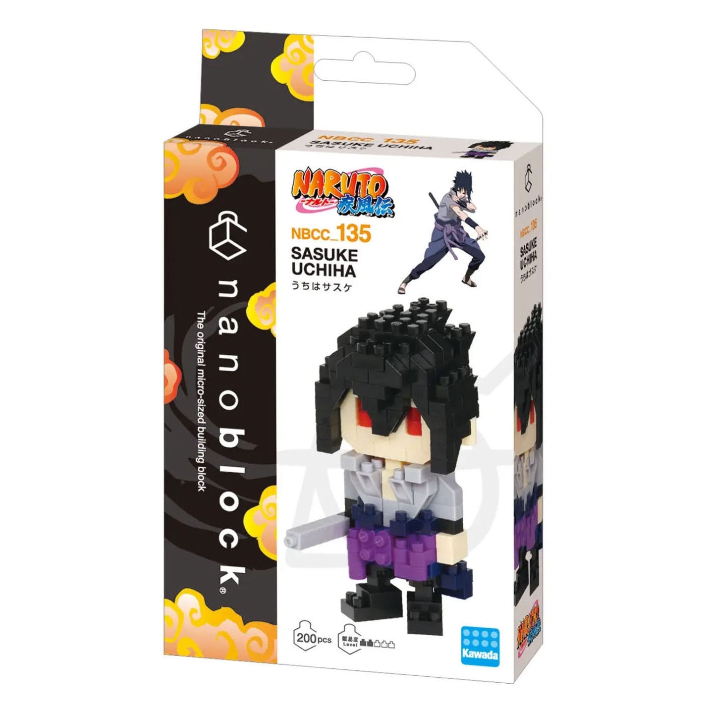Nanoblock bouwset naruto sasuke - 200st.