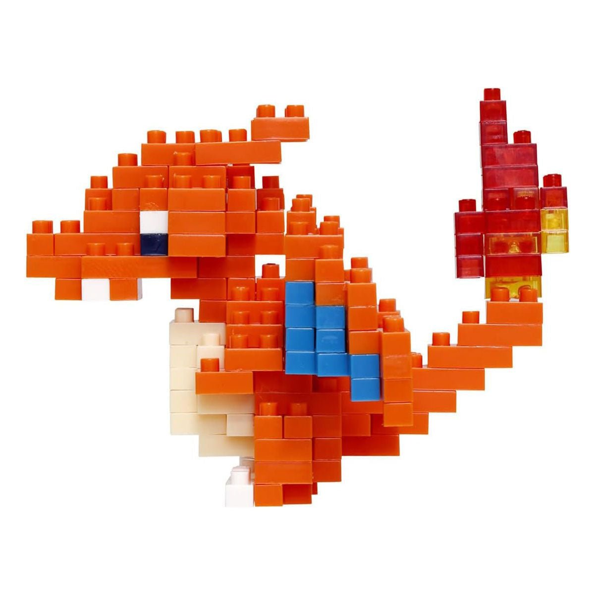 Bandai - nanoblock - charizard - pokémon - mini figura de ladrillo - juego de construcción - pixel charizard pokémon charizard figure kit de construcción - nbpm008