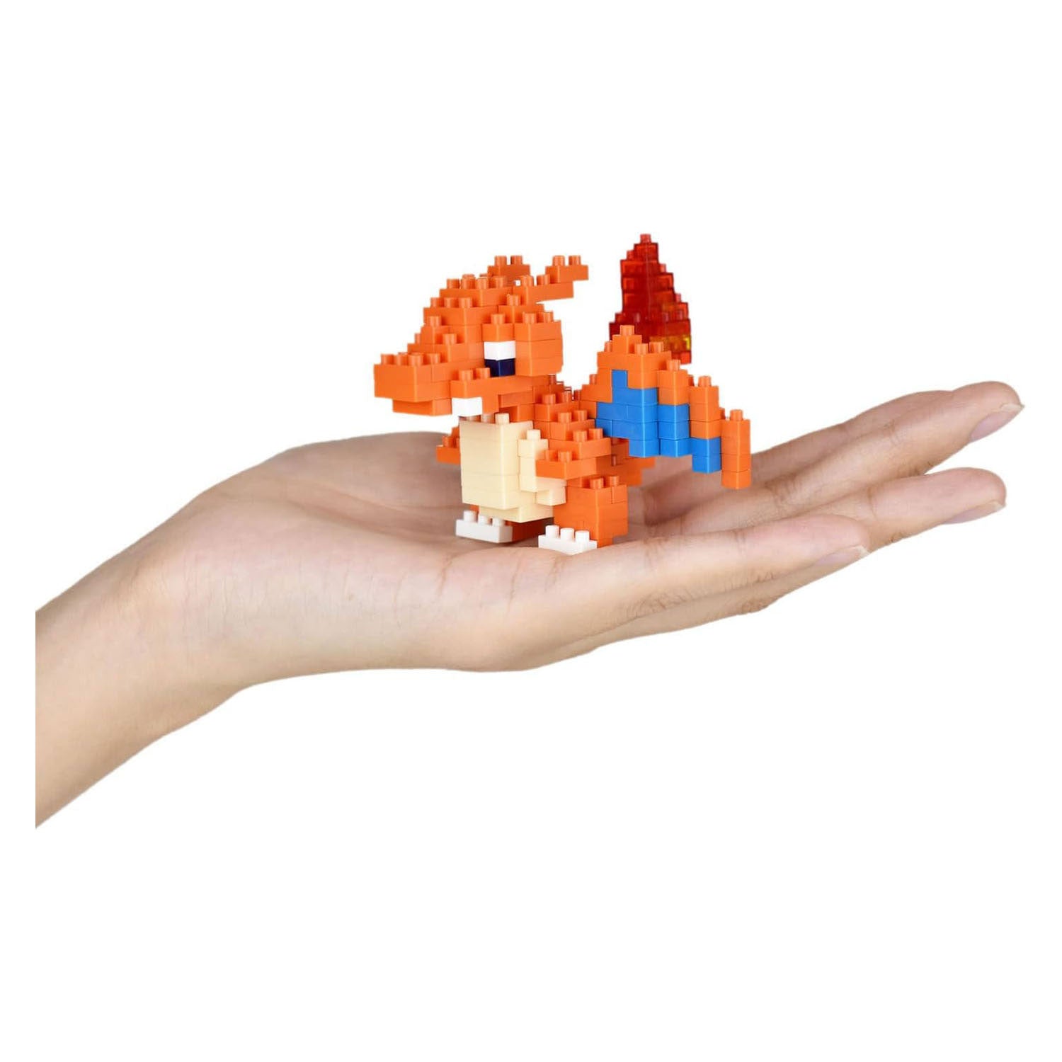 Bandai - nanoblock - charizard - pokémon - mini figura de ladrillo - juego de construcción - pixel charizard pokémon charizard figure kit de construcción - nbpm008