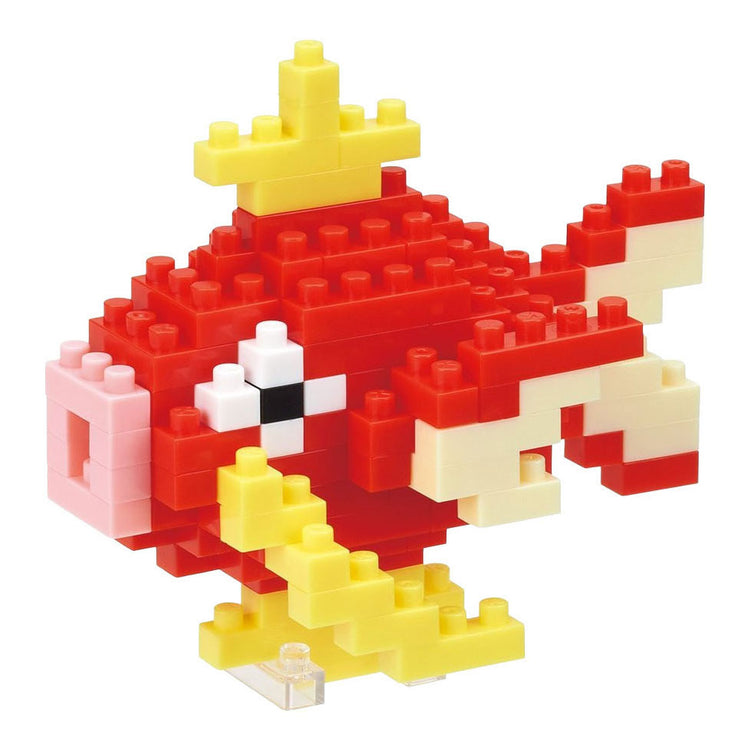 Juego de construcción de nanobloques Pokémon Magikarp - 130 piezas.
