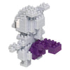 Bandai - nanoblock - mewtwo - pokémon - mini figura de ladrillo - juego de construcción - kit de construcción de figuras pokémon pixel mewtwo - nbpm006