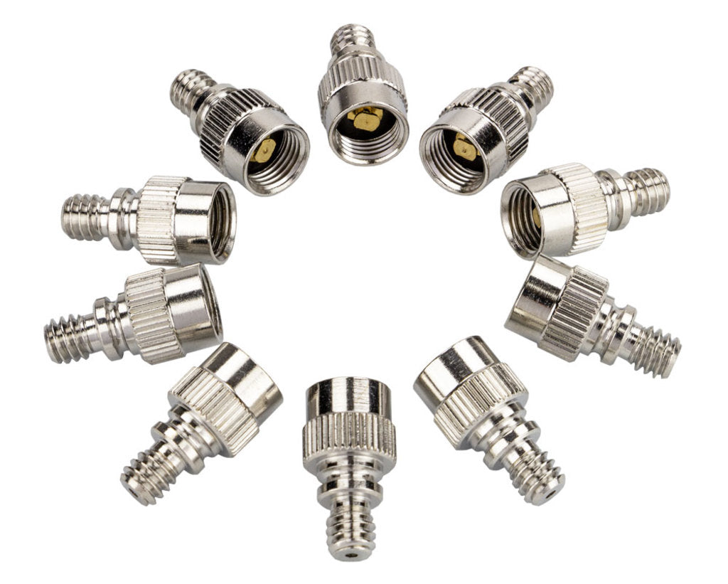 Nipplo della valvola senza marchio am m ritorno chr ds a 10