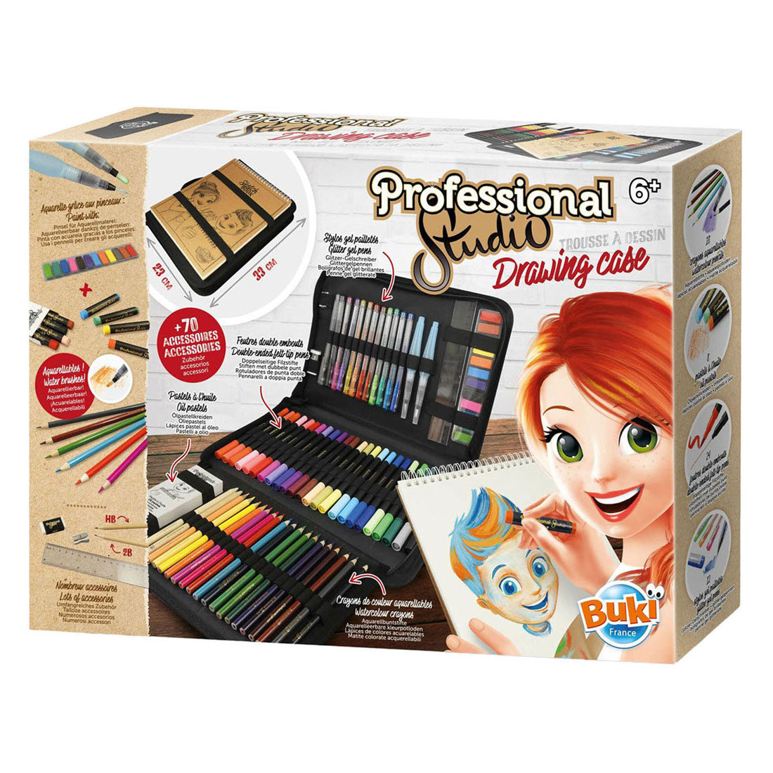 Buki france professional studio tekenetui