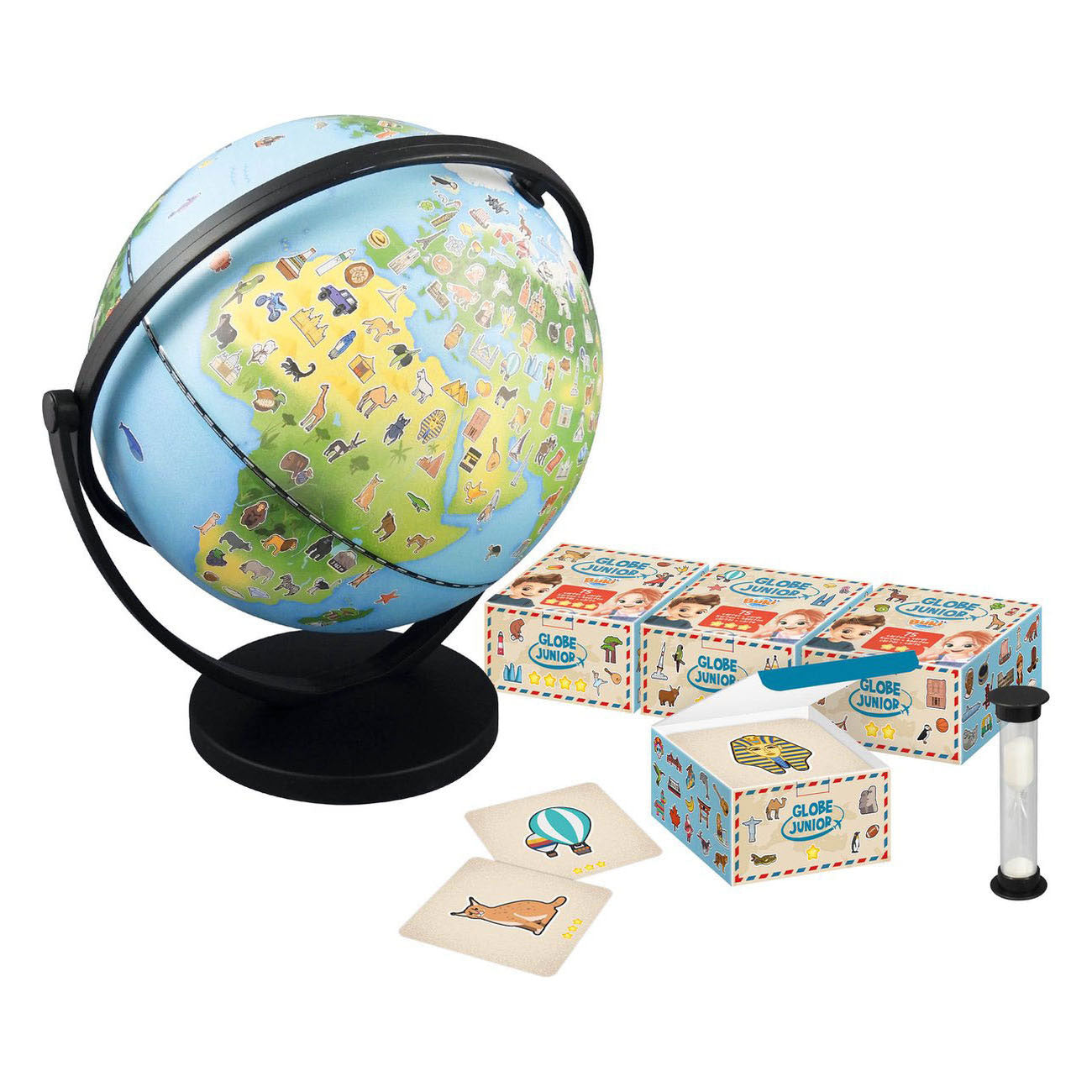 Buki france buki - globo junior - mappamondo educativo - gioco educativo
