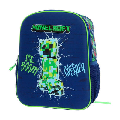 Mochila 3D Minecraft - 32x11x26cm