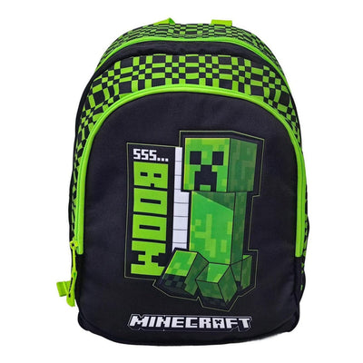 Zaino albero Minecraft con 2 scomparti - 38x28x16 cm