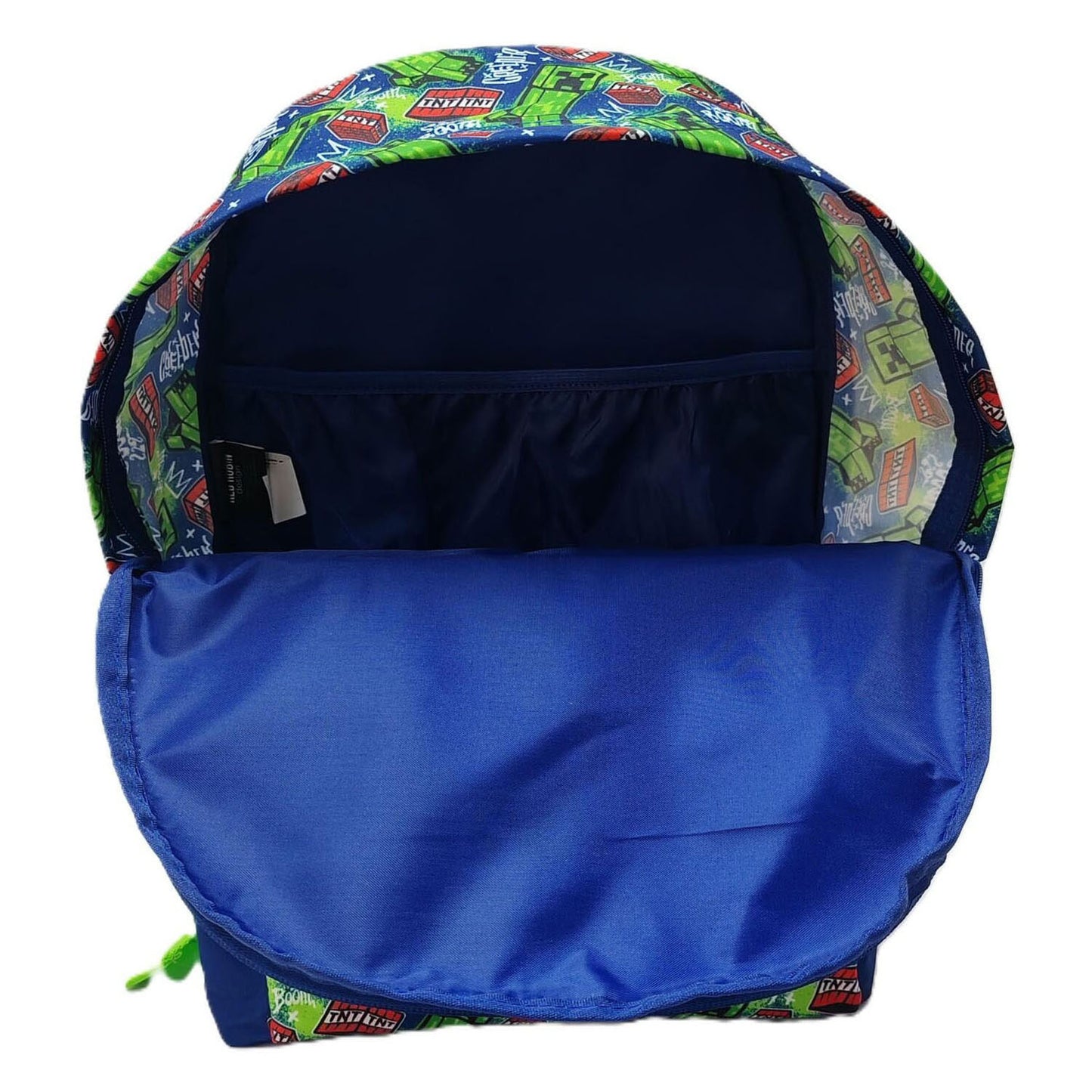 Zaino Minecraft con tasca frontale - 42x30x18 cm