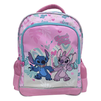 Zaino Disney Stitch Love 3 scomparti con tasche laterali