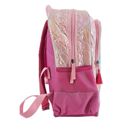 Mochila unicornio con 2 compartimentos - 38x33x14cm