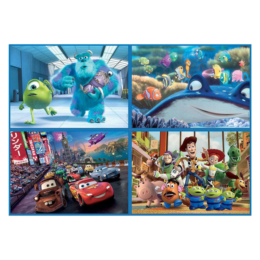 Educa pixar legpuzzel 4-in-1 - 50-80-100-150st.