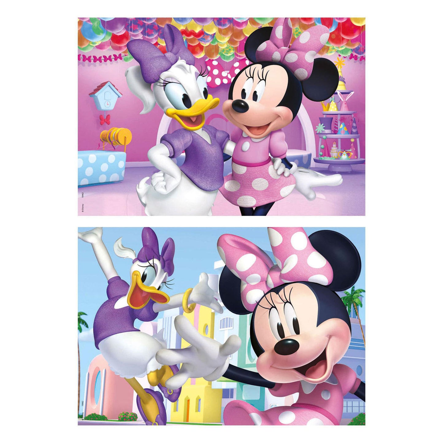Puzzle de madera minnie mouse disney - 2x50pzs.