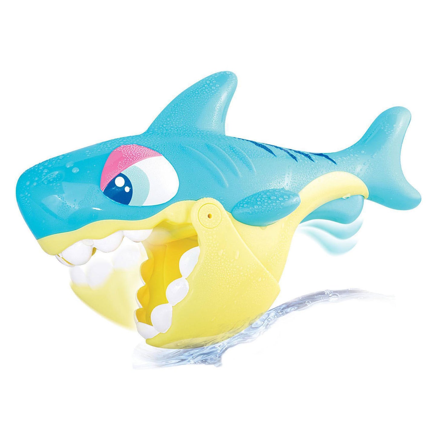 Tiburón de baño con 3 peces.