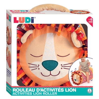 Ludi - rodillo para bebe - rodillo de actividades - juguete motor - león