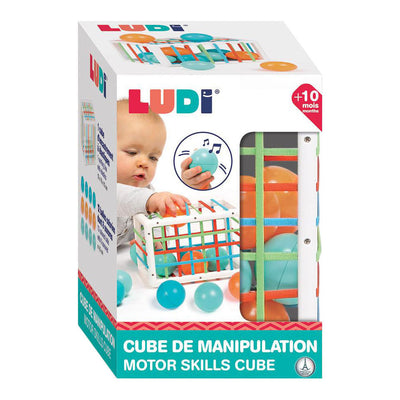 Ludi - cubo attività - giocattoli motori - giocattoli sensoriali