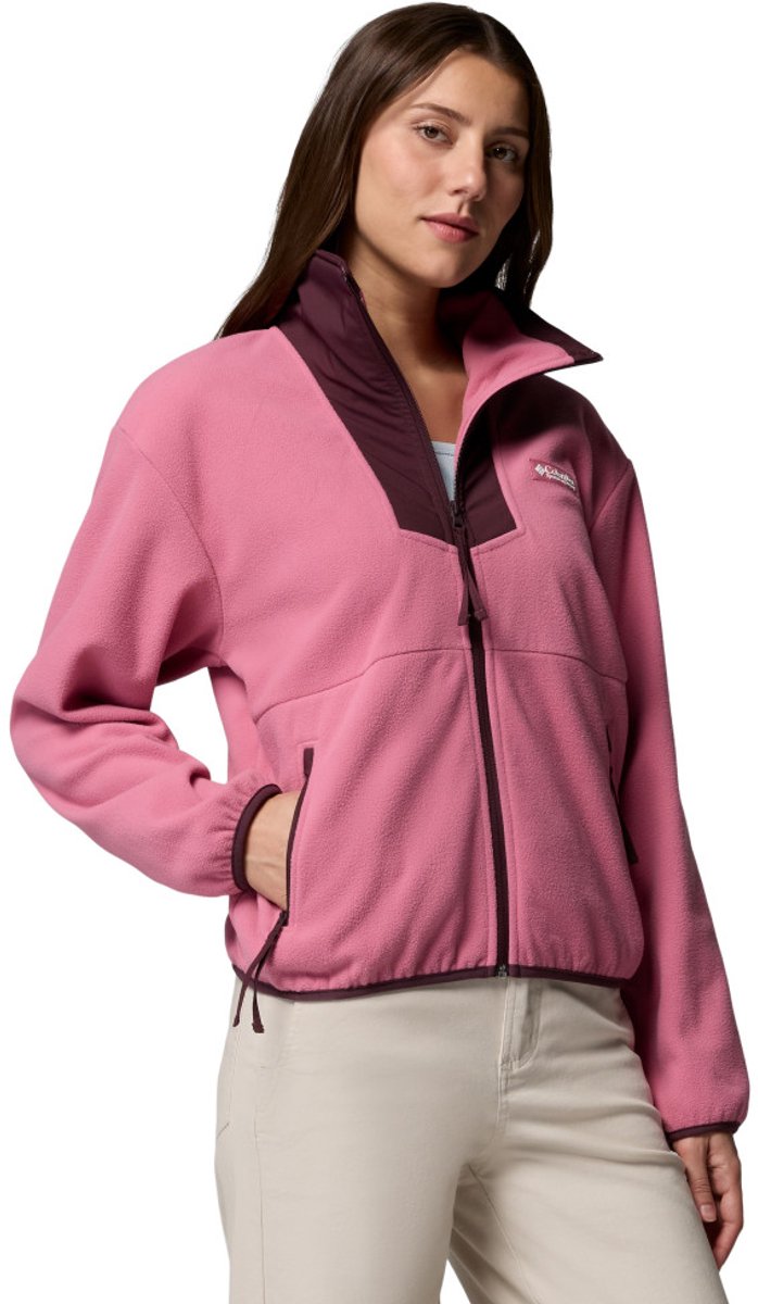 Columbia sequoia grove™ full zip fleece dames outdoortrui - rosette, moonvista