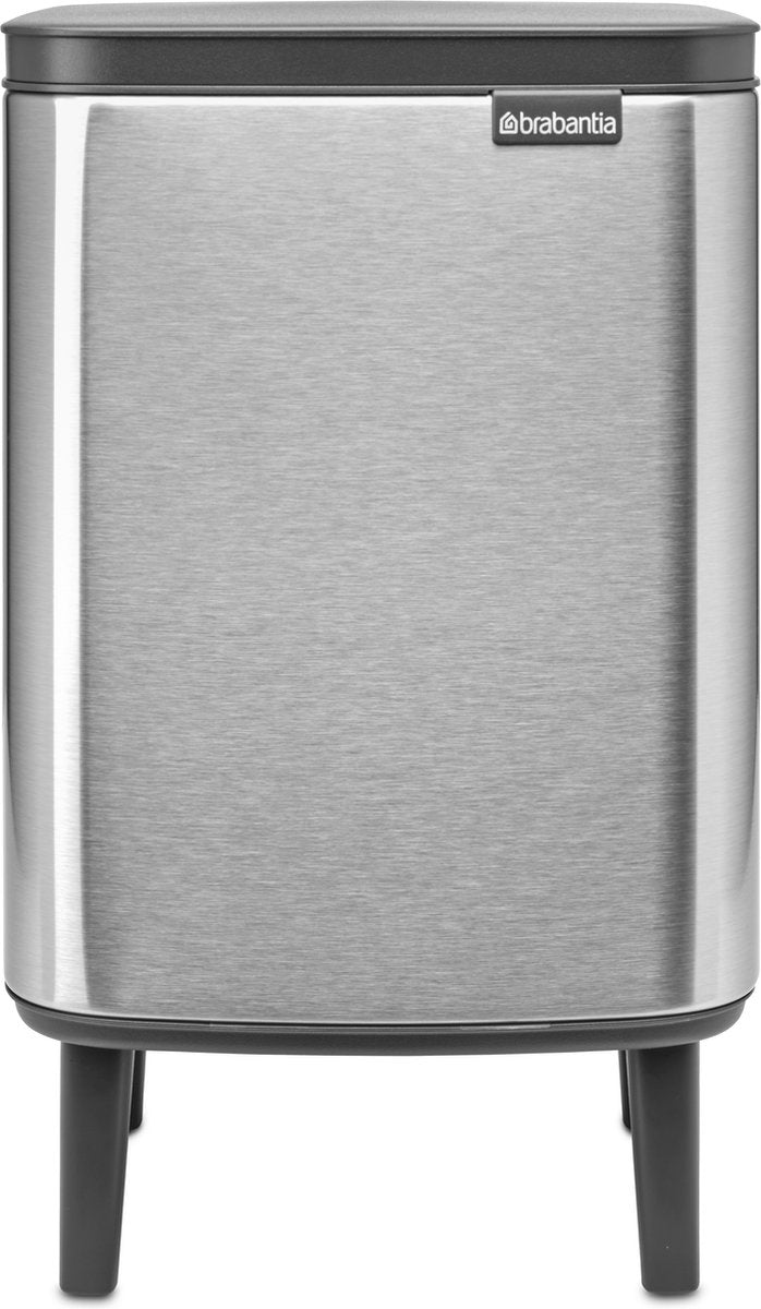 Pattumiera Brabantia bo hi - 7 litri - bagno - acciaio opaco antimpronta