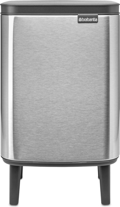 Brabantia bo hi prullenbak - 7 liter - badkamer - matt steel fingerprint proof