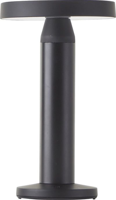 Brilliant magua - lampada da tavolo da esterno - led 2w - ø 22 cm - solare - 220 lm - 4000 k - dimmerabile - ip44 - ricaricabile tramite usb - nero