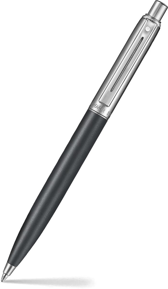 Penna a sfera Sheaffer - sentinel 331 - nero opaco e cromo lucido con finitura cromata lucida - sf-e233151