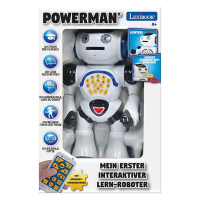 Robot interactivo Lexibook powerman® para aprender y jugar incl. control remoto (holandés)