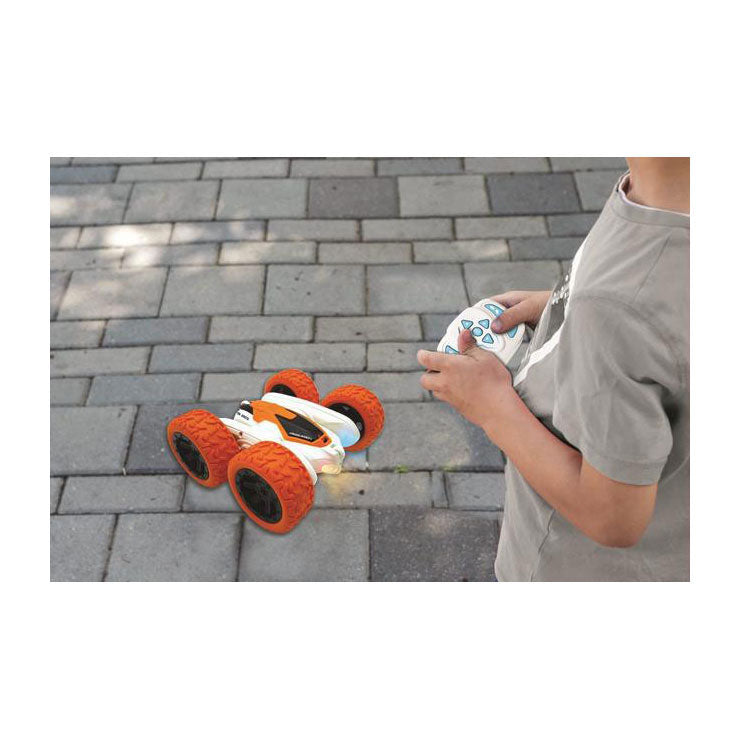 Lexibook crosslander®: auto acrobatica radiocomandata ricaricabile e programmabile con illuminazione e controllo da polso