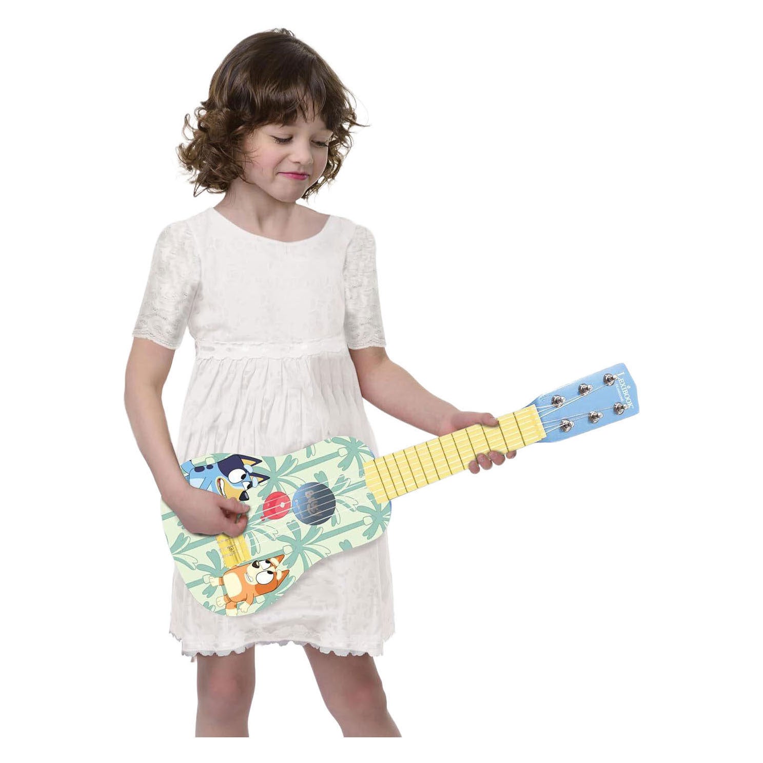Lexibook Mi primera guitarra de madera bluey – 21 53 cm