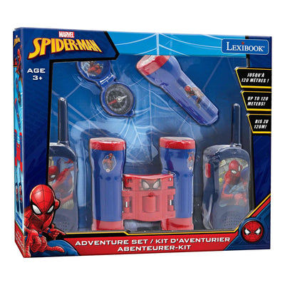 Set avventuriero Spider-man con walkie talkie 120 metri