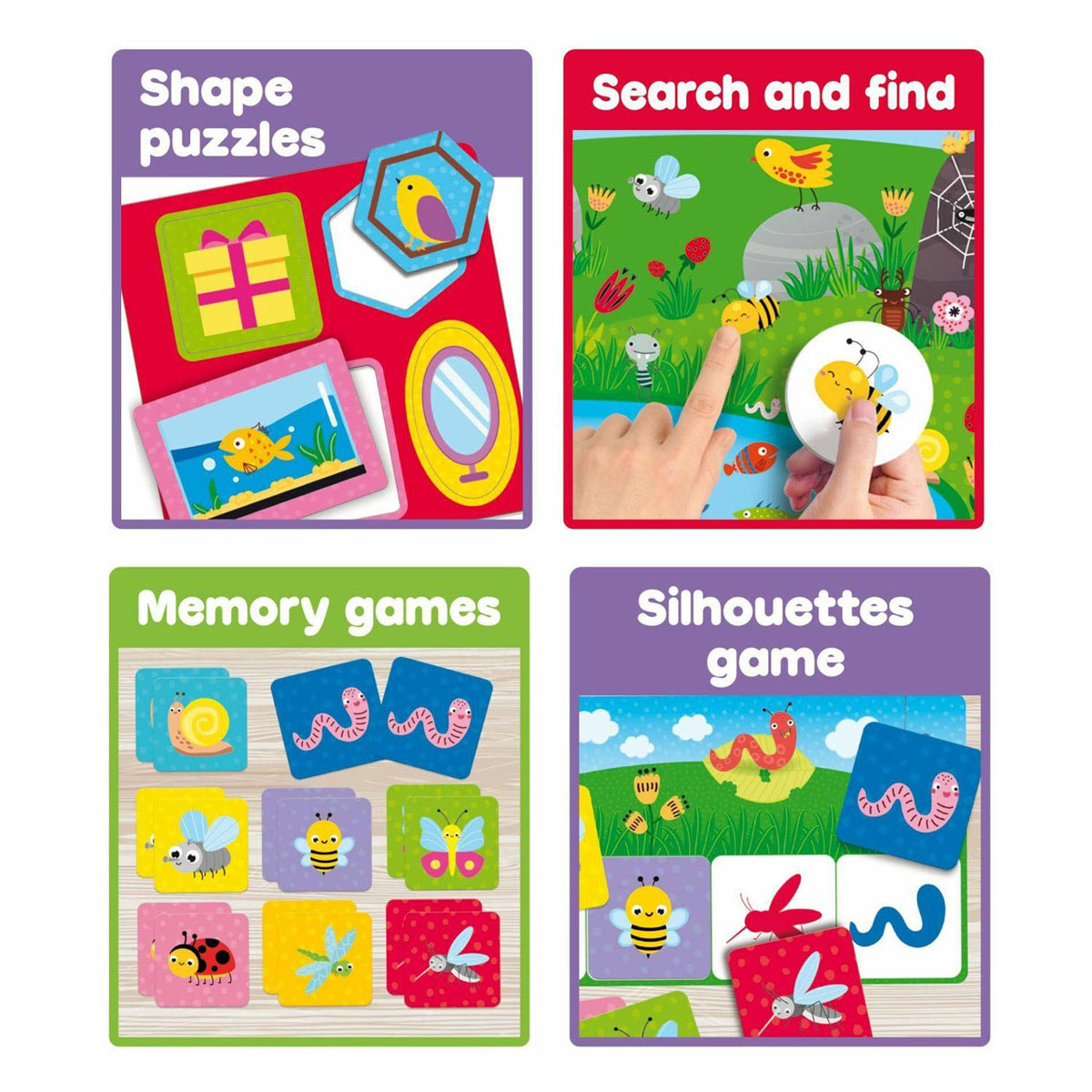 Lisciani carotina baby educational games collection