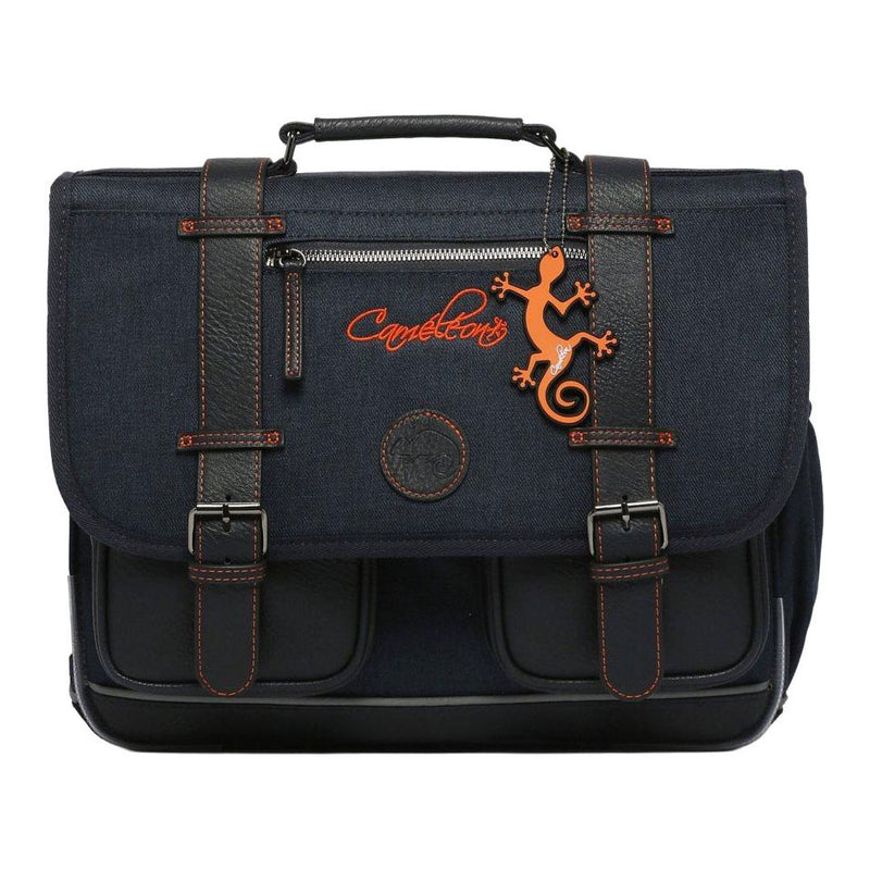 Caméléon school bag navy orange - 38cm