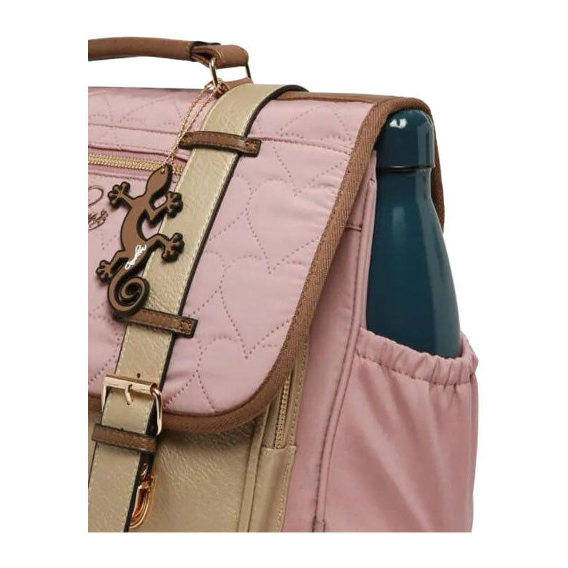 Zaino scolastico Caméléon cuore accogliente - 38 cm