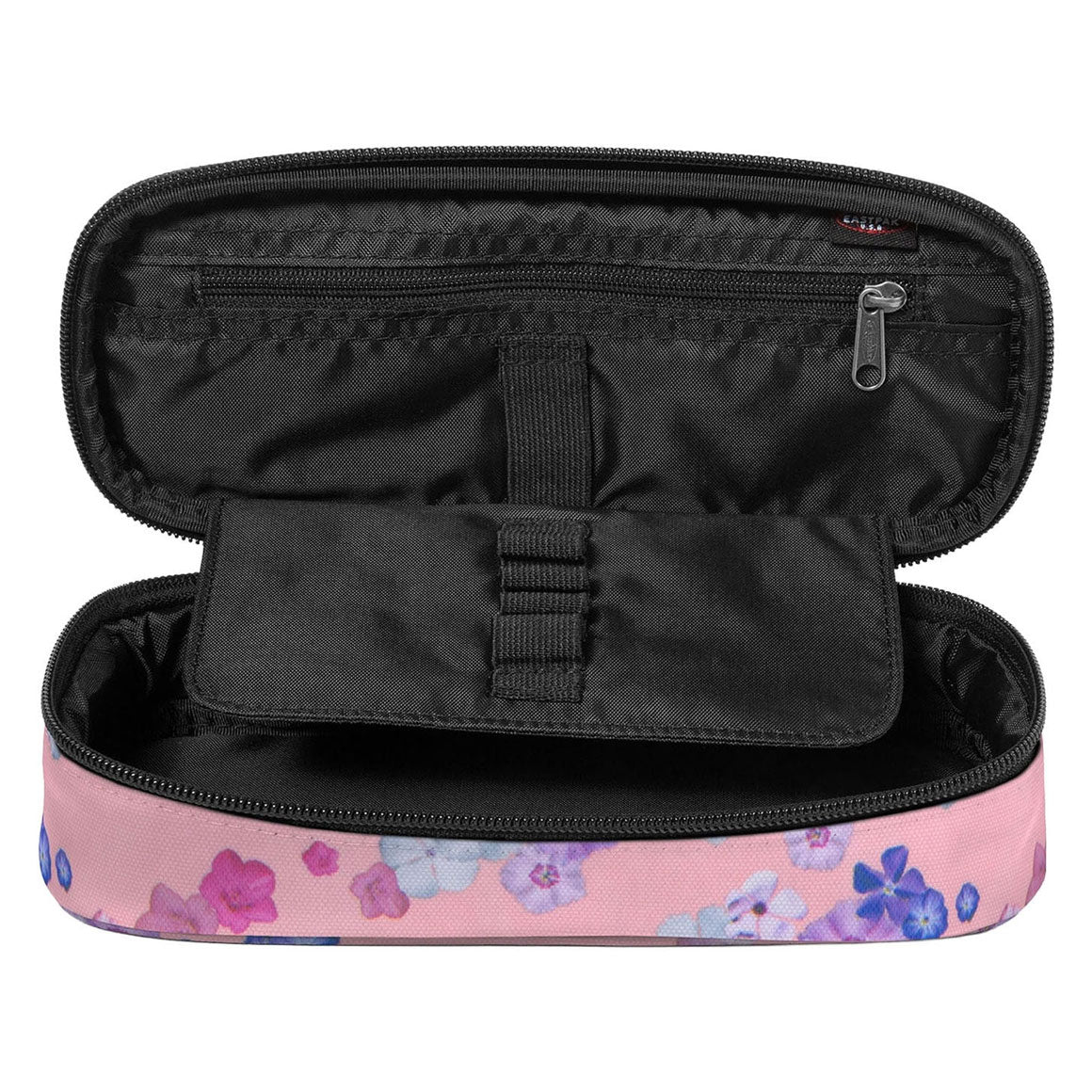 Astuccio singolo ovale Eastpak - rosa floreale