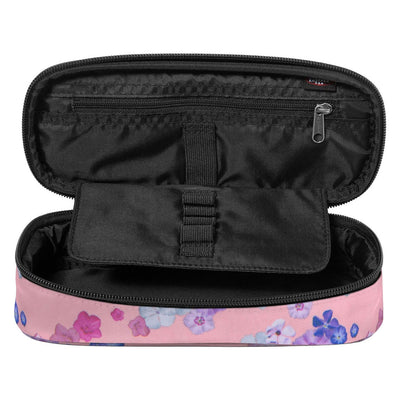 Astuccio singolo ovale Eastpak - rosa floreale