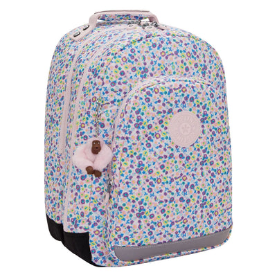 Mochila Kipling aula estampado floral digital