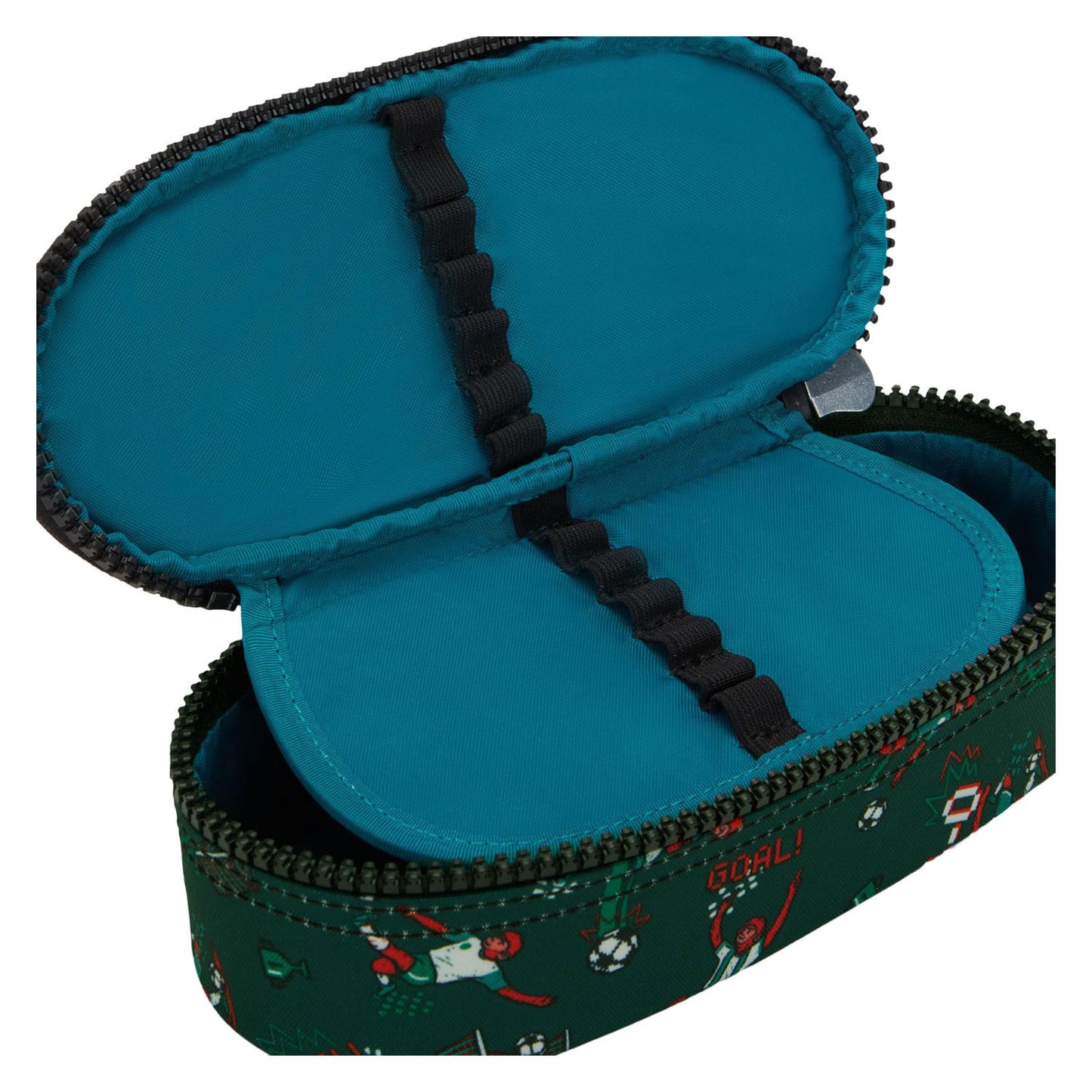 Astuccio Kipling Duobox con stampa calcio