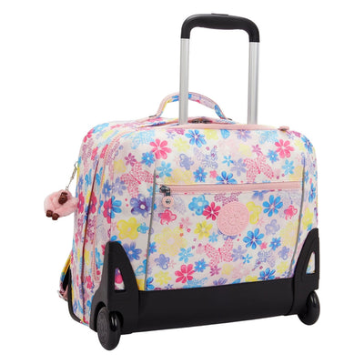Kipling giorno trolley travel bag - flower stamp
