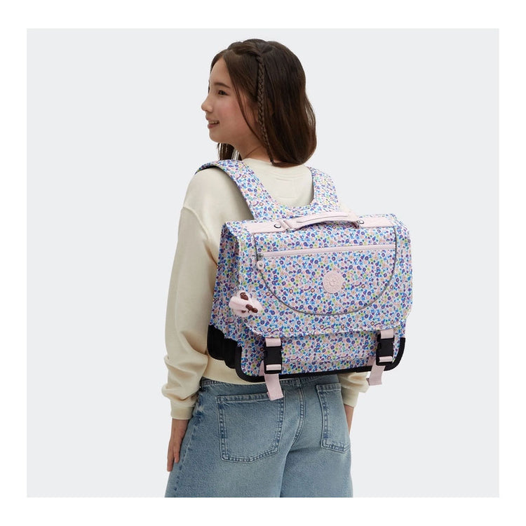 Kipling preppy backpack - digital flower print