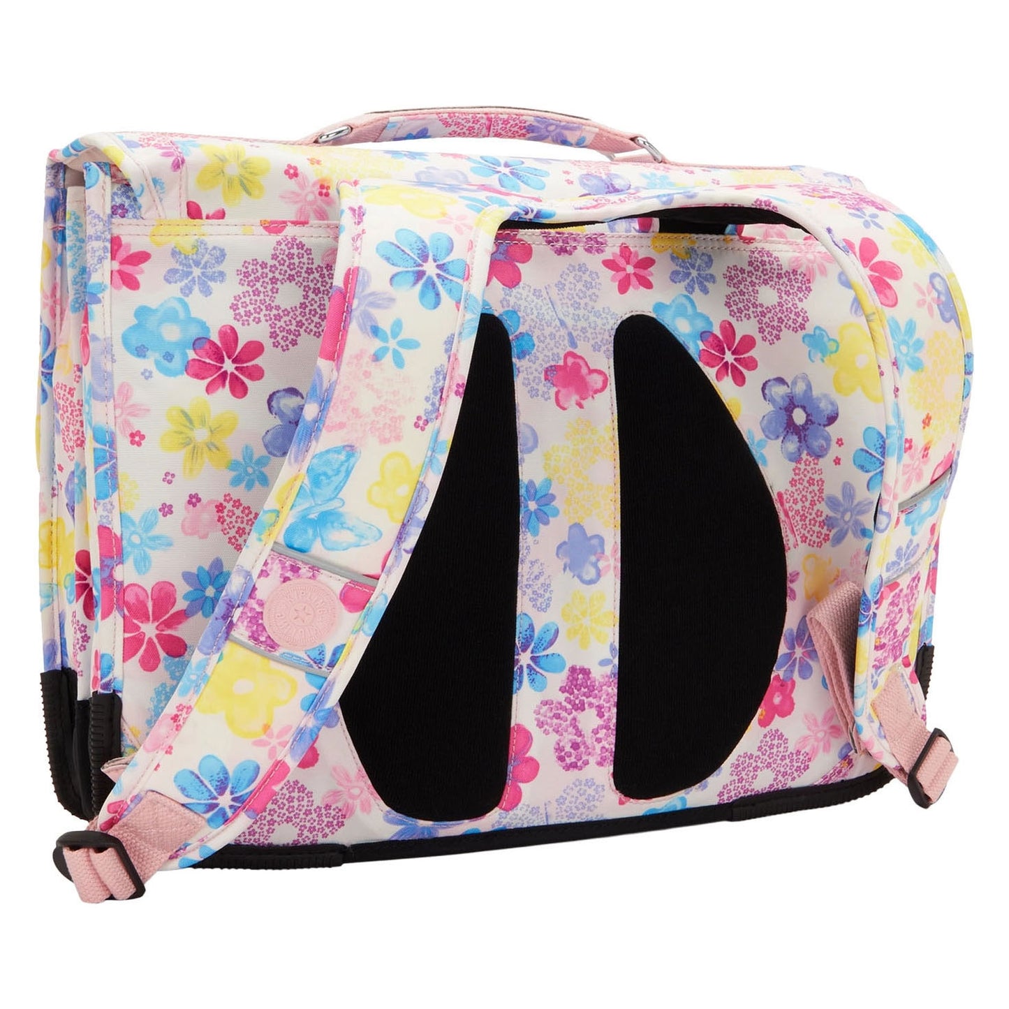 Mochila preppy de Kipling - estampado de flores