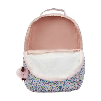 Zaino Kipling Seoul per laptop - stampa floreale digitale