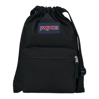 Borsa da palestra Jansport Draw Sack nera